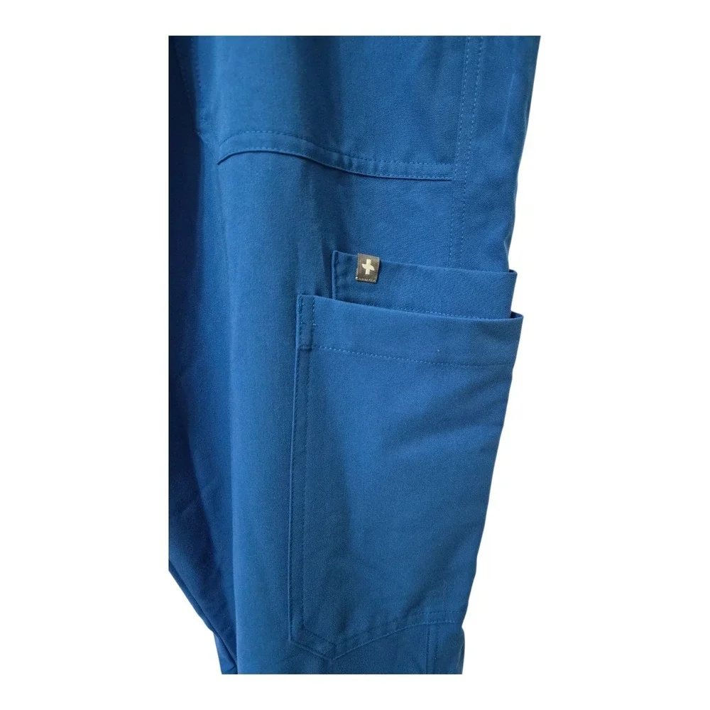 FIGS Mens Cairo Cargo Scrub Pants Tall XL Royal Blue Technical Collection NWT